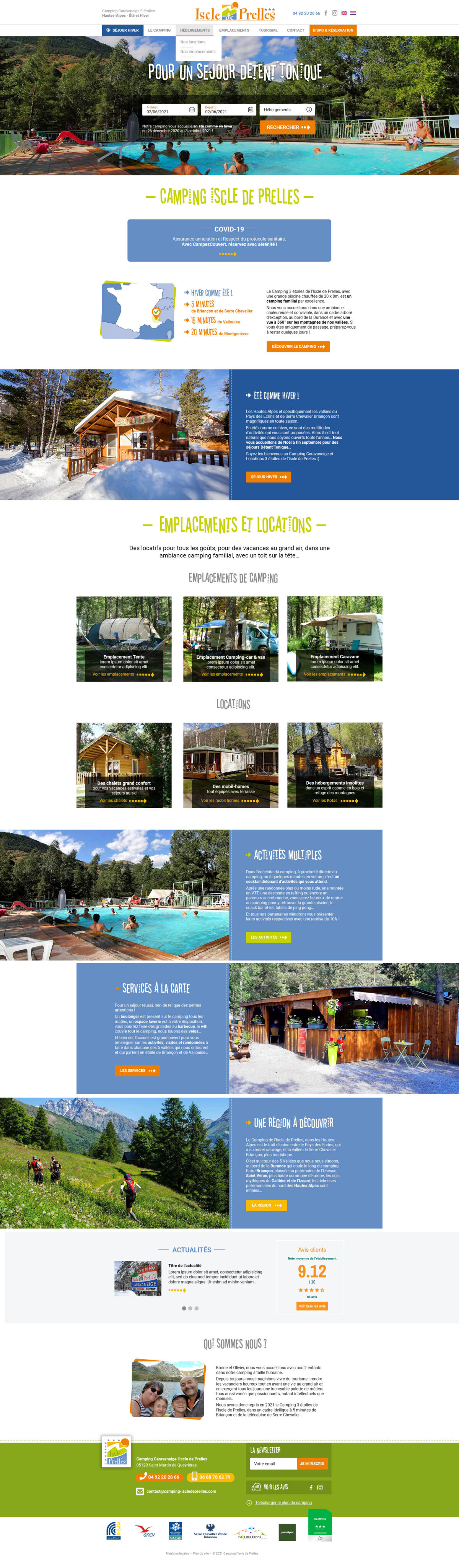 Camping Iscle de Prelles