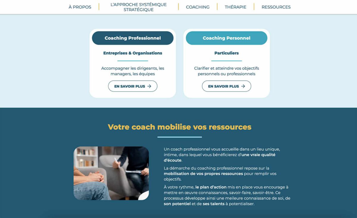 Systemie RH : page services