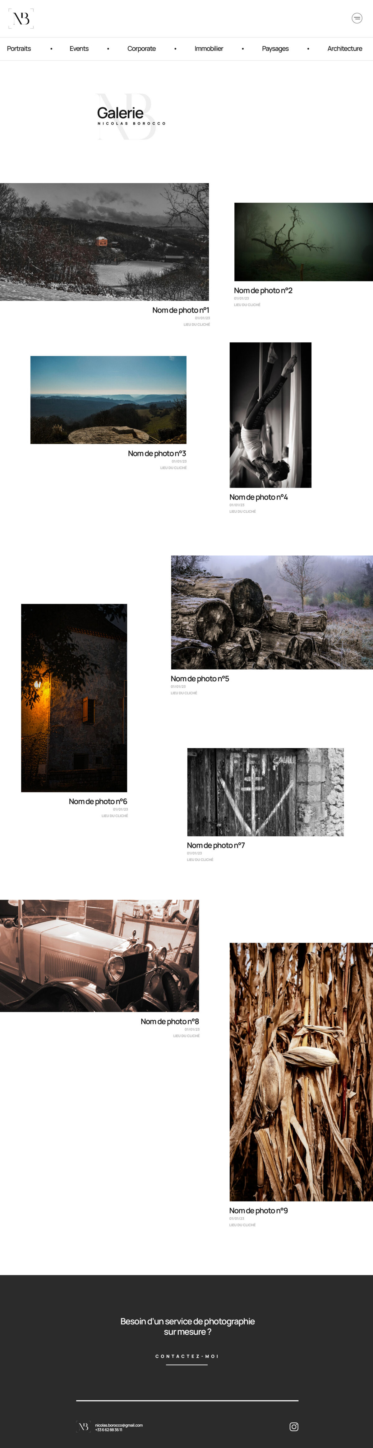 Nicolas Borocco : galerie
