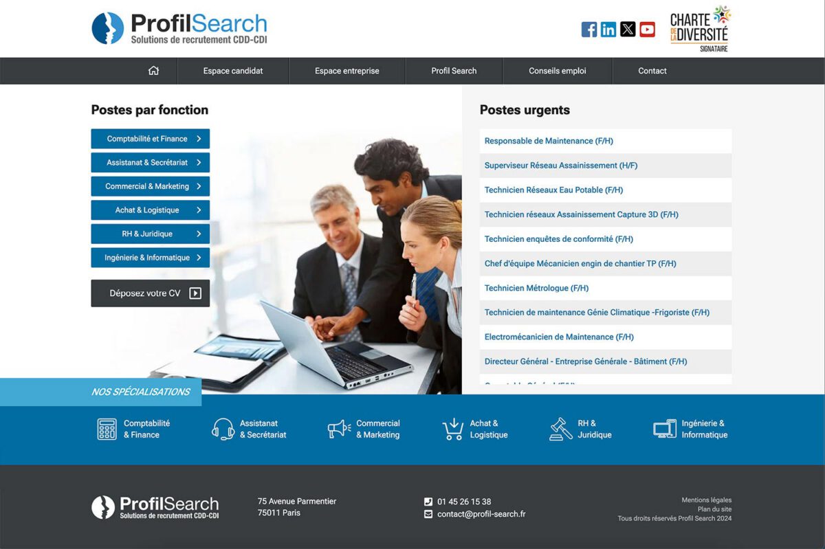 Profil Search recrutement