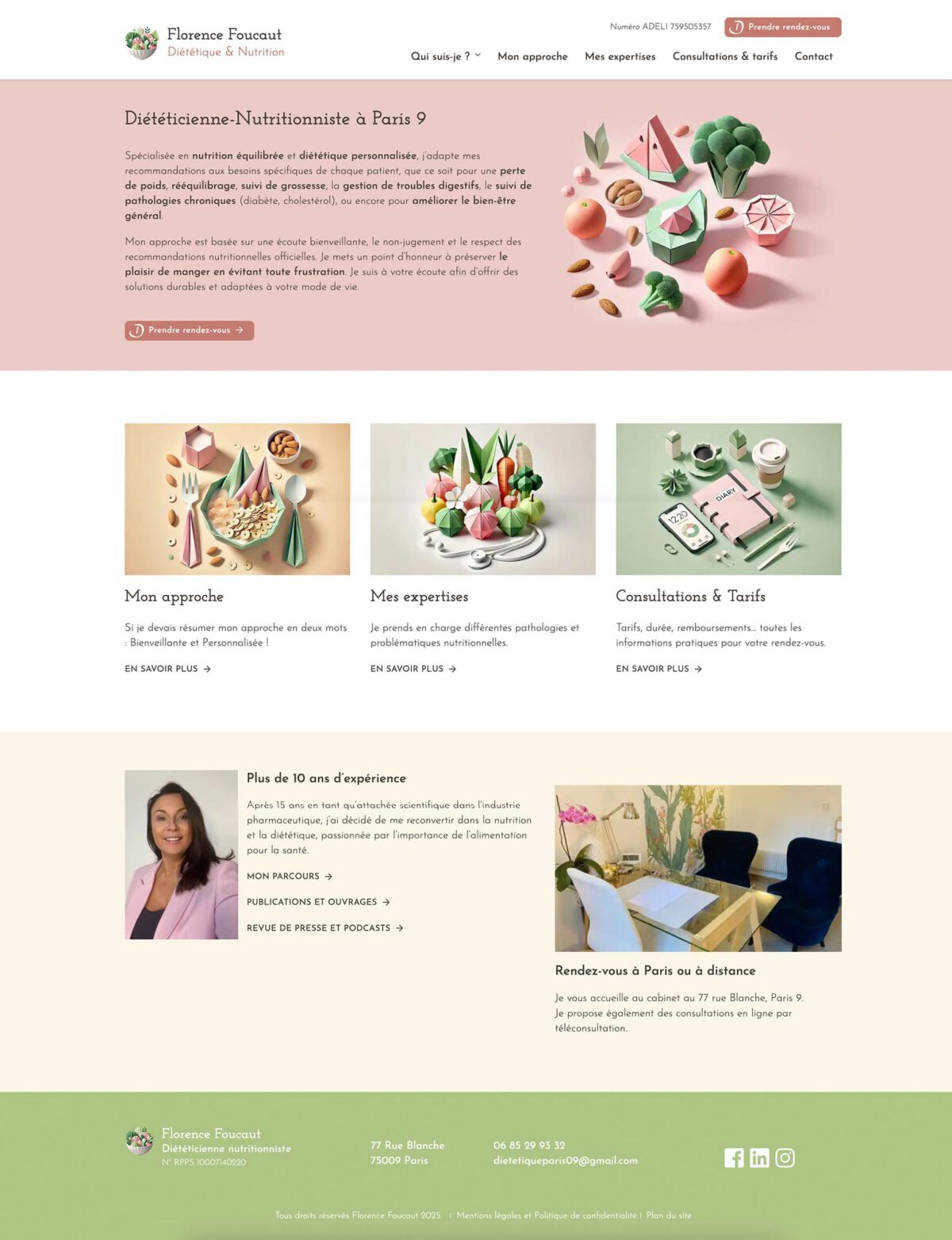 Florence Foucaut Diététicienne à Paris