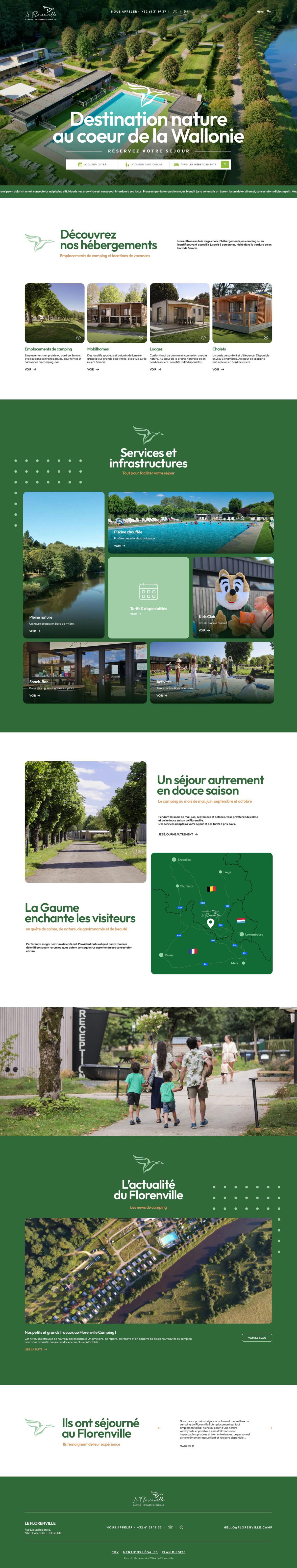 Camping Le Florenville en Belgique