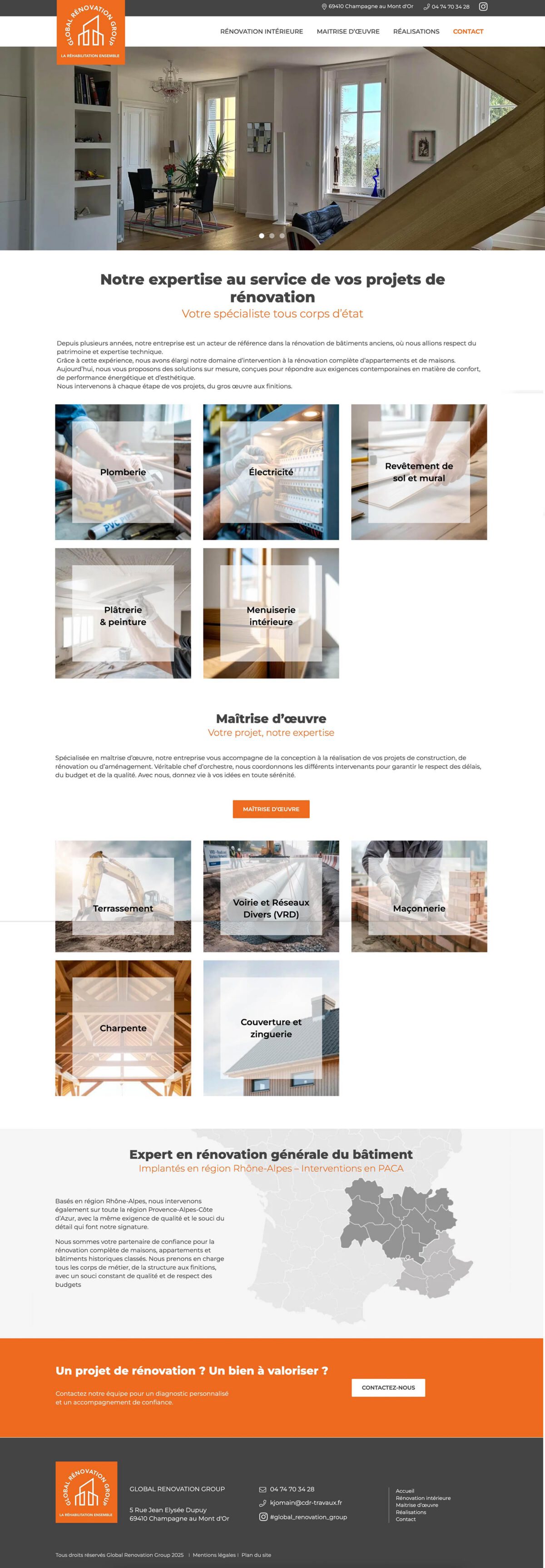 Entreprise du bâtiment Global Renovation