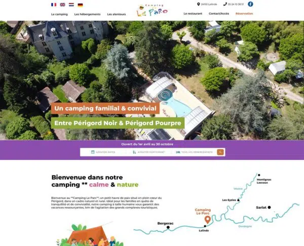Camping Le Parc à Lalinde